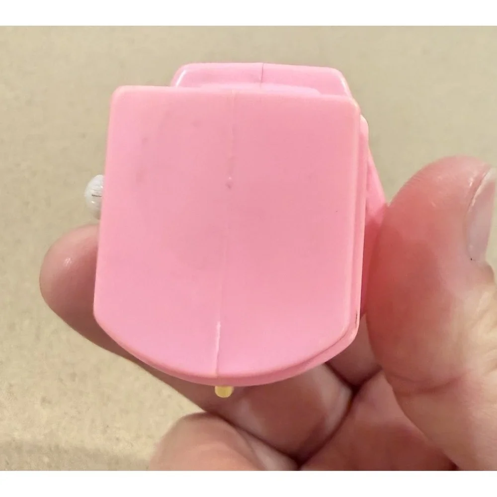 Vintage Barbie Popcorn Machine Toy Accessory‎ Pink Wind Up Mattel 90s